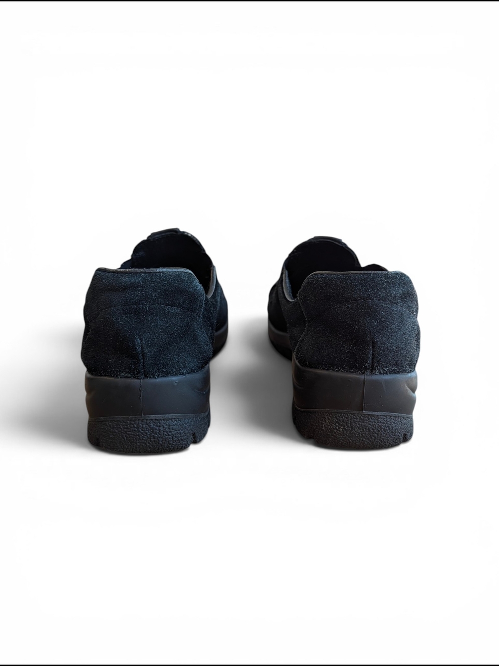 Rieker Black Women's Walking Slip-On Suede Sneakers - Picture 5 of 9